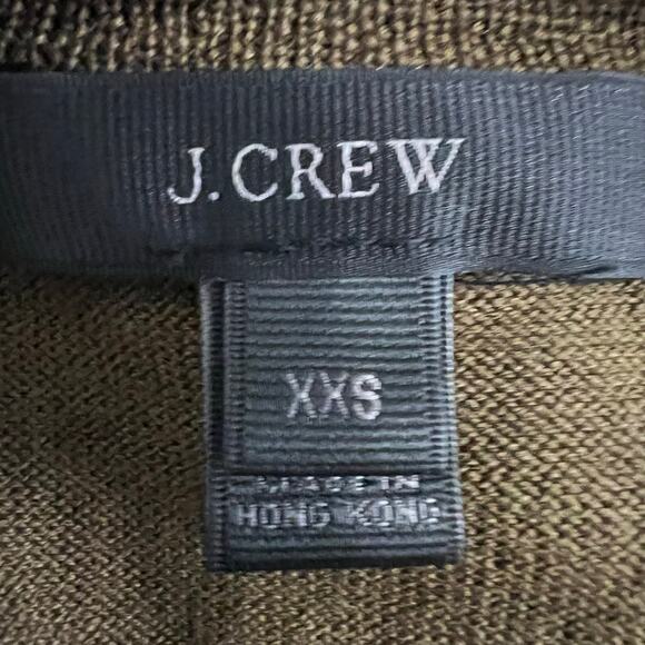 J Crew Long Sleeve Brown Argyle Crewneck Sweater Size XXS - Picture 5 of 6